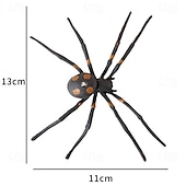 abordables Halloween intérieur-Lot de 2 araignées lumineuses et 2 globes oculaires lumineux pour Halloween, décoration d&#039;ambiance de fête intérieure, lumière d&#039;ornement, lumière d&#039;horreur et d&#039;atmosphère étrange