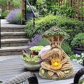 halpa Maisemavalot-ulkokäyttöön tarkoitetut aurinkoenergialla toimivat pihavalot hartsiveistokset vanhuksille käsityöt parvekkeille ulkopuutarhoihin ja pihavalaisimet 1 kpl