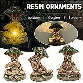 halpa Maisemavalot-ulkokäyttöön tarkoitetut aurinkoenergialla toimivat pihavalot hartsiveistokset vanhuksille käsityöt parvekkeille ulkopuutarhoihin ja pihavalaisimet 1 kpl