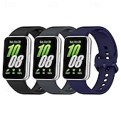 olcso Samsung óraszíjak-3 csomag Óraszíj mert Samsung Galaxy Galaxy Fit 3 Szilikon Csere Szíj Bájos Sportszíj Modern csat Karszalag