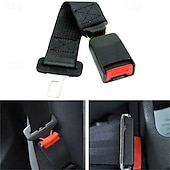 abordables Fundas de asiento para coche-Extensor de cinturón de seguridad universal para automóvil de 2 piezas con clip de hebilla, adecuado para embarazadas o personas con complexiones grandes.