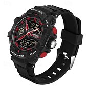 abordables Relojes digitales-SANDA Mujer Hombre Reloj Digital Al Aire Libre Deportes Moda Reloj Casual Luminoso Calendario Fecha Semana IMPERMEABLE Silicona Reloj