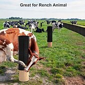cheap Animal Support &amp; Care-Equine &amp; Bovine Massage Brush Kit - Soft Touch Itch Post Pad- Animal Scratchers for Safe and Satisfying Itch Relief- 2pcs