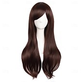 abordables Perruques de fête-Perruque de cosplay d&#039;Halloween avec cheveux bouclés longs de 28 à 70 cm