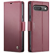 Недорогие Другие чехлы для телефонов-телефон Кейс для Назначение Google Pixel 9 ProXL Pixel 8 Пиксель 9 Откидная крышка Полная защита тела Откидная подножка Разъем для карты ТПУ Кожа PU
