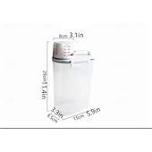 cheap Kitchen Storage-Sealed Grain Storage Container, Moisture and Pest Proof Rice Bin, Kitchen Pantry Organizer for Dry Goods, Cereal, Beans, and Grains