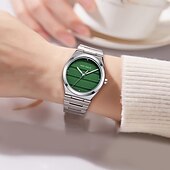 levne Quartz hodinky-MINI FOCUS Dámské Křemenný Módní Obchodní Wristwatch VODĚODOLNÝ Světový čas Ozdoby Nerez Hodinky