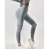 preiswerte Sets &amp; Einteiler-Damen 2 Stück Yoga-Trainingsanzug Lounge-Outfits  Herbst Einfarbig Kombination Armeegrün Schwarz Fitnesstraining Hohe Taille Elastisch Atmungsaktiv Langarm Sport Sportkleidung Schlank