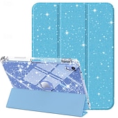 abordables Fundas iPad-Tableta Carcasa Funda Para Apple iPad 10.9&#039;&#039; 10 ipad 9th 8th 7th Generation 10.2 inch Portalápiz Soporte triple Protector de cuerpo completo Brillante TPU Cuero de PU