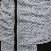 economico Felpe di base-Per uomo Maglia Felpa con zip intera Blu marino Grigio chiaro Con Cappuccio Semplice Testurizzato Casuale Quotidiano Sport &amp; Outdoor Streetwear Cool Abbigliamento Sportivo Primavera &amp; Autunno