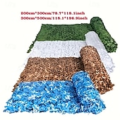 cheap Camping Equipment-1pc Camouflage Netting Universal Fit Woven Oxford Cloth Greenery Green for Hillside Greening Sun Shade Christmas &amp; Munich Beer Festival Decor 1pc