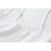 billiga Bohemklänningar-Dam Mini klänning Sommarklänning Slipklänning Boho-klänning Västerländsk klänning Mode Klassisk Modern Utomhus Semester Helgdag Normal Slät Ärmlös Smala axelband Beige Sommar