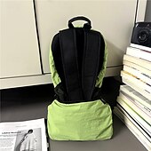 abordables Sacs à dos de Collège-Sac à dos d&#039;extérieur léger et vert – sac à dos en nylon résistant à l&#039;eau avec poches en filet pour la randonnée, le camping et les voyages