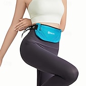 abordables Bolsas de running-Bolsa de cintura Riñonera para correr Riñonera deportiva para Maratón Correr Corriendo Bolsas de Deporte Ligero Antirrobo Resistente al Agua Con compartimentos Nailon Hombre Mujer Bolsa para correr