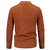 voordelige heren vest trui-Voor heren Vest Trui Vest Bijgesneden vest trui Bijgesneden trui Geribd breien Normale tops Dichtknopen Gebreid Effen / effen kleur V-hals Stijlvol Casual Alledaagse kleding Uitgaan Kleding Herfst