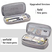 economico astucci e portapenne-Astucci per matite di grande capacità, astuccio portapenne, scatola portaoggetti per ragazze, ufficio, studenti, organizer, scuola, cancelleria