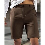 preiswerte Arbeitsshorts-Herren Schicke Shorts Burmuda Shorts Arbeitsshorts Tasche Einfach Komfort Atmungsaktiv Kurz Outdoor Geschäft Mode Lässig Schwarz Blau