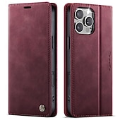 cheap iPhone Cases-Phone Case For iPhone 16 Pro Max Plus iPhone 15 14 Pro Max Plus iPhone 13 12 Pro Max Mini Wallet Case with Stand Holder Magnetic Card Slot Retro TPU PU Leather