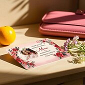 パーソナライズされた写真入りウォレットカード、お母さんへのカスタムギフト、女性用ウォレット用のカスタムデコレーションカード、お母さん、おばあちゃん、大切な人への母の日ギフトに最適 お買い得  女性向け-パーソナライズされた写真入りウォレットカード、お母さんへのカスタムギフト、女性用ウォレット用のカスタムデコレーションカード、お母さん、おばあちゃん、大切な人への母の日ギフトに最適