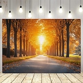 cheap Landscape Tapestry-fall Autumn Landscape Tapestry Photo Backdrop Wall Art Large Tapestry Mural Decor Photograph Backdrop Blanket Curtain Home Bedroom Living Room Decoration