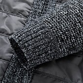 preiswerte Herren Strickjacke-Herren Strickjacke Kurzer Pullover Reißverschluss-Pullover Strickpullover Gerippt Stricken Normale Oberteile Patchwork Tasche Einfach Stehkragen Mode Klassisch Urlaub Alltagskleidung Bekleidung
