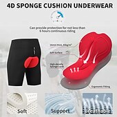 abordables Shorts, collants et pantalons pour hommes-Wosawe – Short de cyclisme d&#039;été Speed Mountain, sous-vêtement une pièce, short de course à pied et de randonnée, multi-poches, respirant, faux deux pièces, cinq pantalons bd116
