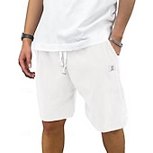 economico Pantaloncini casual-Per uomo Shorts Pantaloncini Estivi Pantaloncini casual Pantaloncini di velluto a coste Tasca Elastico in vita Coulisse Semplice Comodità Traspirante Corto All&#039;aperto Vacanza Canotta sportiva Casual