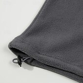 economico felpe in pile-Per uomo Maglia Felpa con cappuccio in pile Felpa con zip corta Nero Marrone Verde Cachi Grigio scuro Collo Alto Semplice Zip a un quarto Sport &amp; Outdoor Casuale Quotidiano Streetwear Cool