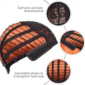 tanie Peruki imprezowe-Krótkie peruki typu bob z grzywką - prosta peruka typu bob dla kobiet rudych 12-calowa peruka syntetyczna włosy z włókien odpornych na ciepło naturalny i stylowy wygląd odpowiedni na imprezy cosplay