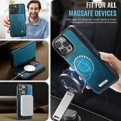 abordables Coques iPhone-téléphone Coque Pour iPhone 16 Pro Max Plus iPhone 15 14 Pro Max Plus iPhone 13 12 Pro Max Étui Portefeuille avec Support Détachable Magnétique Rétro TPU faux cuir