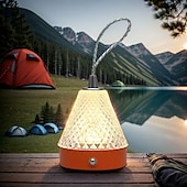 abordables Lampes et abat-jour-Veilleuse RVB moderne avec 7 couleurs réglables, veilleuse décorative portable pour chambre, salon, camping