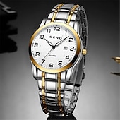 levne Quartz hodinky-Dámské Muži děti Křemenný Luxus Velký ciferník Módní Obchodní Svítící Kalendář VODĚODOLNÝ Pásek z nerezové oceli Hodinky