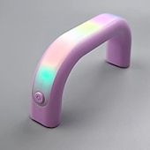 Недорогие Декоративные огни-6-цветная светодиодная подсветка ручки для стакана Stanley 40 унций/30 унций, удобная ручка для бутылки с водой для стакана Stanley, совместимая с аксессуарами для стакана Stanley 40 унций, подходит для использования на улице, на вечеринке, дома