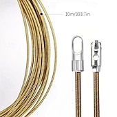 abordables Outillage à main-Dispositif universel d&#039;enfilage de fil, outil d&#039;extraction de câble d&#039;électricien, enfileur de fil pour conduits et canaux muraux, guide-fil en acier durable pour l&#039;installation de câbles électriques