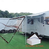 ieftine Protecție solară-Prelată impermeabilă transparentă, husă impermeabilă, material îmbunătățit de înaltă calitate, cu margini rezistente la rupere, pentru camping în aer liber, terasă, picnic, carport, grădină, balcon și