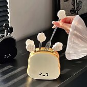 cheap Flatware-Bread-Shaped Fruit Fork Set with Jar, Cute Afternoon Tea and Café Tableware, Perfect for Fruits and Snacks