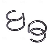 abordables Bijoux piercings-Femmes Bijoux de Corps 2 cm Anneau de nez / goujon de nez / piercing de nez Argent / Noir Géométrique Élégant Alliage Bijoux de fantaisie Pour Soirée Été