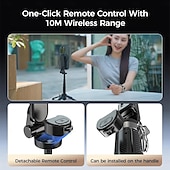 baratos acessórios de perfuração-Bastão magnético para selfies 4 em 1, tripé com rotação de 360 graus e controle remoto sem fio para iPhone &amp;android, suporte para telefone para gravação de vídeo &amp;vlogging - viagem portátil