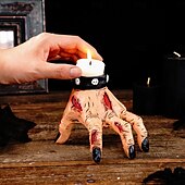 economico Decorazioni Appese e da Tavolo per Halloween-Portacandele a forma di mano di zombie per Halloween, scultura in resina da 4 pollici con base per candele a forma di mano mozzata, inquietante accessorio di scena per casa infestata per feste o