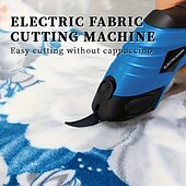 cheap DIY Art-Electric Fabric Scissors with Quick-Charge - Heavy-Duty Cordless shears USB-Powered Lightweight for Sewing Leather Carpet Cardboard Clothes - Professional Tailoring &amp; DIY Home Crafting Tool
