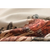 economico gamba larga e vita alta-Per donna Pantaloni Pantaloni Palazzo Moda Boho Lunghezza intera Vita Alta Floreale Elastico in vita Comodo Confortevole Micro-elastico Streetwear Abbigliamento quotidiano Uscire Cachi Estate
