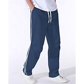 preiswerte Freizeithosen-Herren Tech-Hosen Hose Freizeithose Tasche Elastischer Bund Kordelzug Patchwork Komfort Sport im Freien Täglich Mode Lässig Schwarz Armeegrün Mikroelastisch