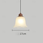 levne Závěsná světla-Klasické vintage závěsné světlo, materiál kov/sklo, výška 20 cm, teplé bílé/bílé světlo, e26/e27, nastavitelný řetízek