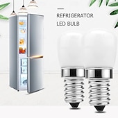 رخيصةأون لمبة شكل أنبوب LED-10 قطع 2 واط e14 led لمبة ثلاجة لمبة ذرة ثلاجة تيار متردد 220 فولت led مصباح أبيض/أبيض دافئ smd2835 استبدال ضوء الهالوجين