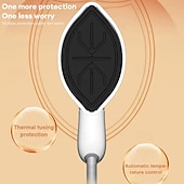 お買い得  家庭用器具-ハンドヘルド衣類スチーマーポータブルアイロンマシン、25秒の高速加熱と90度回転可能なデザイン、コンパクトで軽量、自宅旅行キャラバン寮旅行に最適