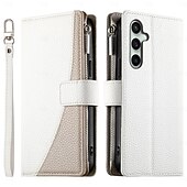baratos Capa Samsung-telefone Capinha Para Samsung Galaxy S25 S25 Mais S25 Ultra S24 Ultra S24 Plus S24 S24 Ultra Plus A55 A35 A25 A15 5G Capa para Cartão Wallet Suporte para Alianças Proteção de corpo inteiro com cordão