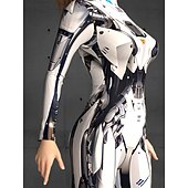 abordables Déguisements de couple et de groupe-Crâne squelette cyborg robot body Halloween groupe couples costumes corps entier combinaison effrayant costume hommes femmes garçons enfants adultes performance fête club Halloween carnaval jour des