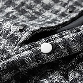 男性用 軽量ジャケット カジュアルジャケット バケーション 日常 保温 ポケット 秋 冬 チェック ファッション クラシック ラペル レギュラー ブラック カーキ色 グレー ジャケット お買い得  カジュアルジャケット-男性用 軽量ジャケット カジュアルジャケット バケーション 日常 保温 ポケット 秋 冬 チェック ファッション クラシック ラペル レギュラー ブラック カーキ色 グレー ジャケット