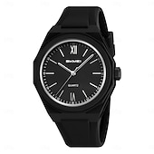 abordables Montres à quartz-Montre quartz SKMEI pour femmes hommes et enfants grand cadran montre-bracelet décontractée lumineuse étanche en silicone
