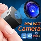 Недорогие IP-камеры для помещений-Компактная полноцветная мини-камера ночного видения с разрешением 1080p HD, магнитная установка для удобного удаленного мониторинга с помощью мобильного телефона — подходит для охраны домашнего офиса